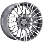 VELARE VLR01 Platinum Grey Machined Face Platinum Grey Machined Face 22"(VLR01-22-9.5-5120-74.1-ET45-PGMF)