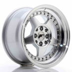 JAPAN RACING JR6 JR6 Silver Machined Face Silver Machined Face 15"(5902211908920)