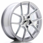 JAPAN RACING JR30 JR30 Silver Machined Face Silver Machined Face 17"(5902211944324)