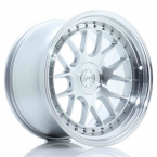 JAPAN RACING JR40 JR40 Silver Machined Face Silver Machined Face 18"(5902211955672)