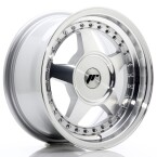 JAPAN RACING JR6 JR6 Silver Machined Face Silver Machined Face 15"(5902211928867)