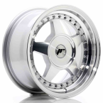 JAPAN RACING JR6 JR6 Silver Machined Face Silver Machined Face 15"(5902211924104)