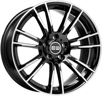 Elite Wheels Stargaze Black & Polished 18"
             EW428276
